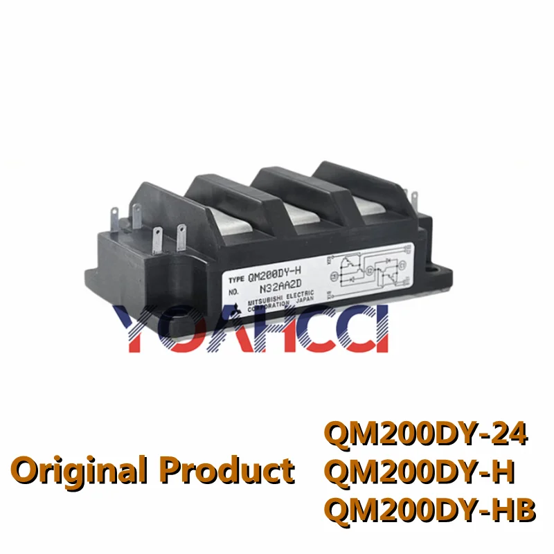 

QM200DY-H, QM200DY-HB, QM200DY-24 (1piece) HIGH Power Switching Transistor Module, Original In Stock