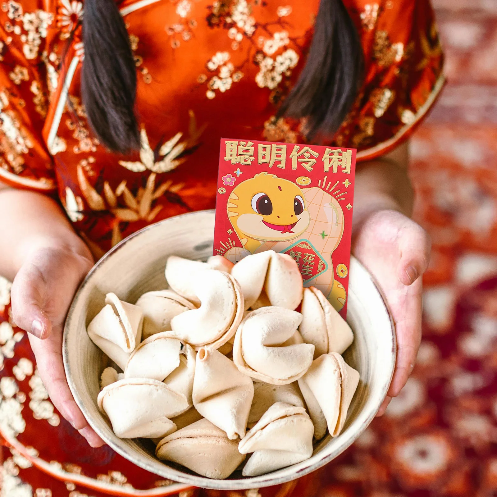 

36Pcs Snake Year Red Envelopes Cartoon Design Lucky Money Cash Envelopes Chinese New Year Spring Festival Packets