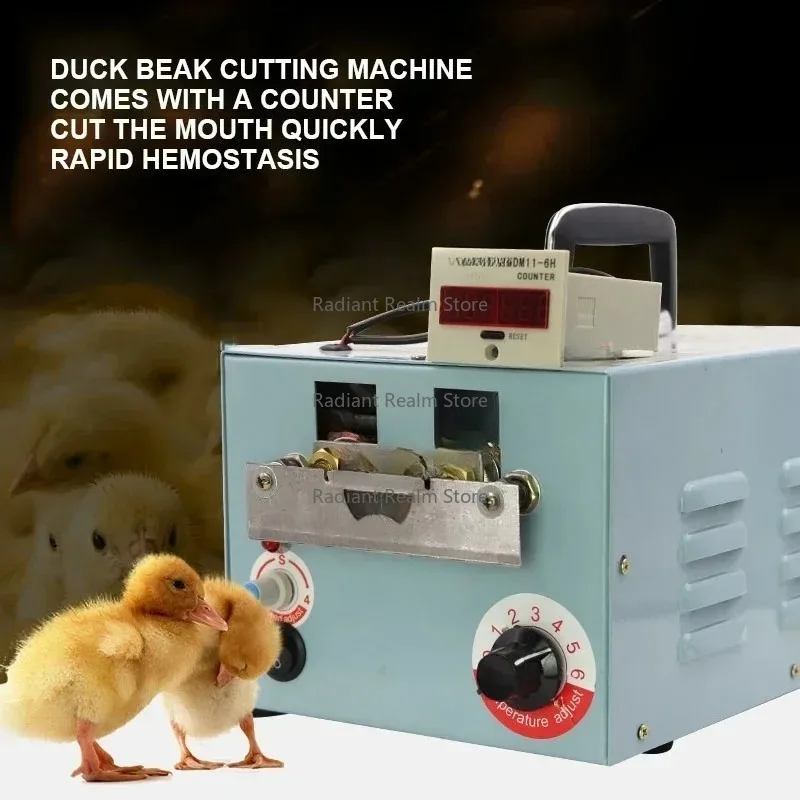 9DQ-4 Poultry Beak Cutting Machine Electric Debeaker Mouth Cutter Removing Automatic Chicken Chick Farm Equipment Tool