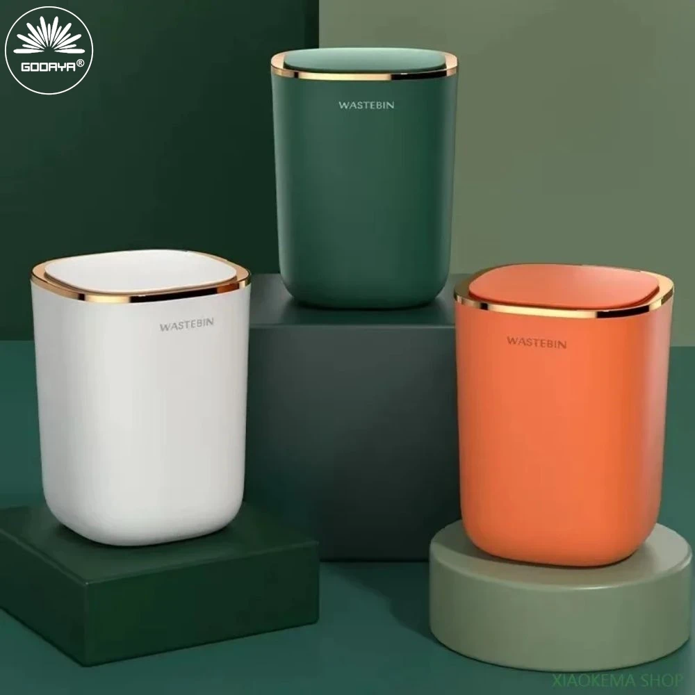 Bathroom Smart Sensor Trash Can 12L Luxury Garbage Bucket Automatic Trash Bin For Kitchen Toilet Wastebasket Smart Home