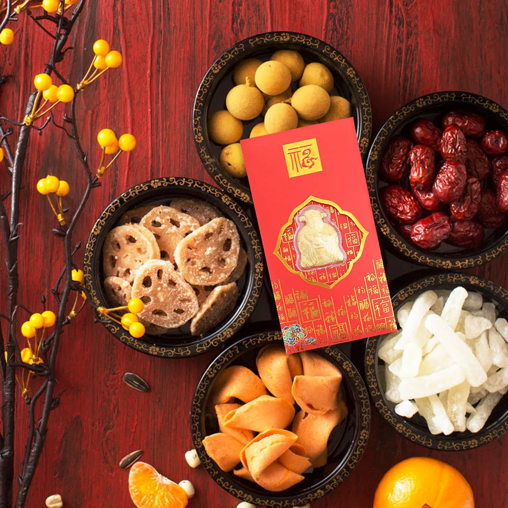 

8Pcs 2023 Rabbit Year Red Envelope Money Pouch Chinese Spring Festival Red Packets for Cash Gift Greeting Card Invitation