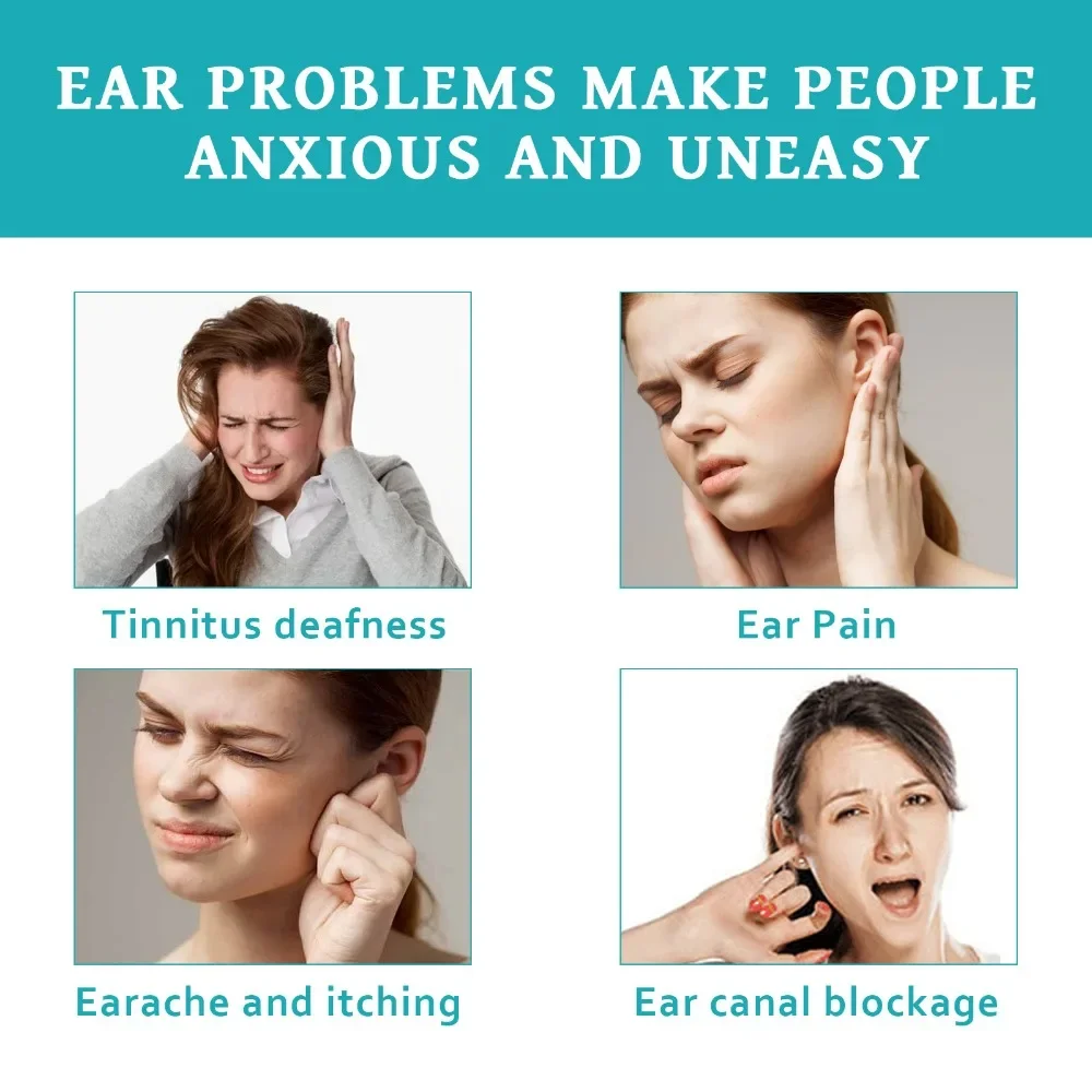 Tinnitus Treatment Ear Drops Relieving Hearing Loss Discharge Care Treat Deafness Earache Pain Ear Ringing Swelling Otitis Fluid