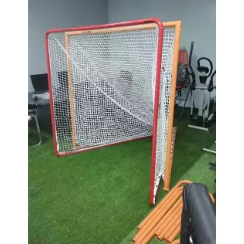 Fotografia 6: Gol de Hóquei no Gelo com Rede Regulamentar, Tamanho Oficial Profissional, Estrutura de Aço Galvanizado