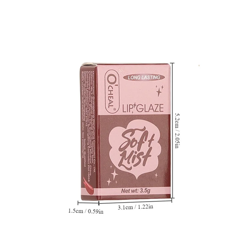 ميني 10 ألوان ملمع شفاه ملمع شفاه غير لامع غير لاصق يدوم طويلاً أحمر شفاه سائل غير لامع مكياج كوتونيتي لون الشفاه الجمال