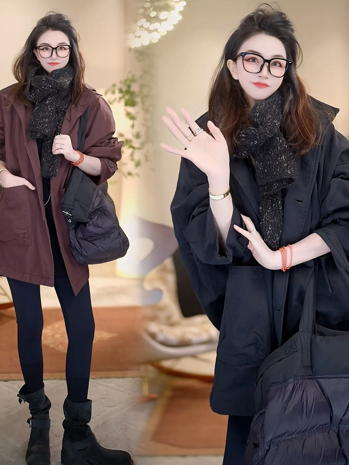 

Зимняя повседневная свободная хлопковая куртка-пальто Linda Sister High-End с капюшоном AW4WMF06, женская модная хлопковая одежда