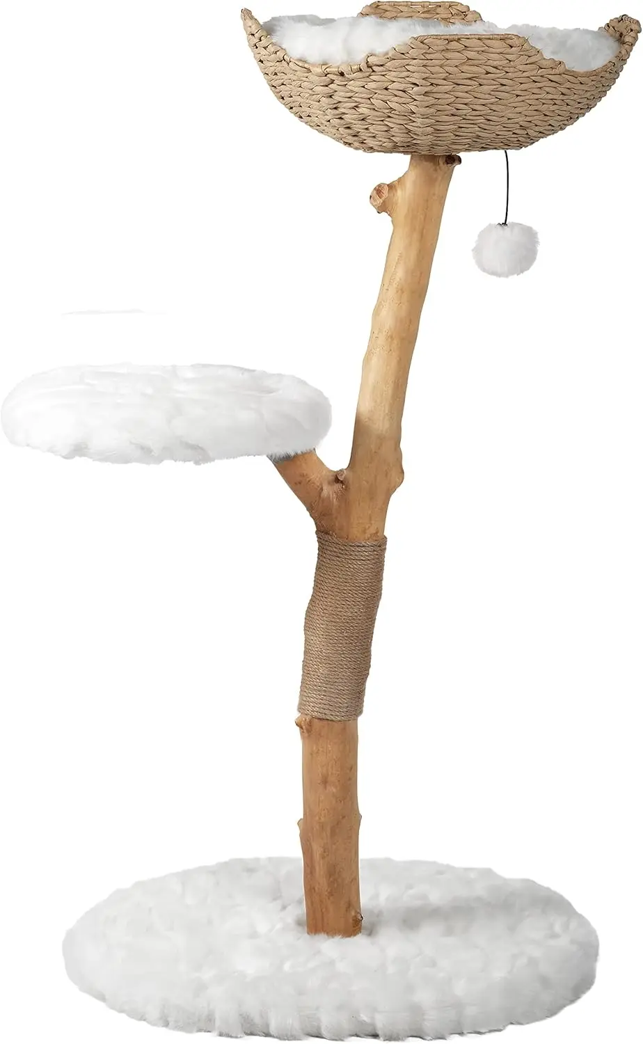 

Wooden Cat Climbing Tree Tower, Modern Single Branch Cat Condo, Wood, Cat Lover Furniture Gift by MAU LIFESTYLE