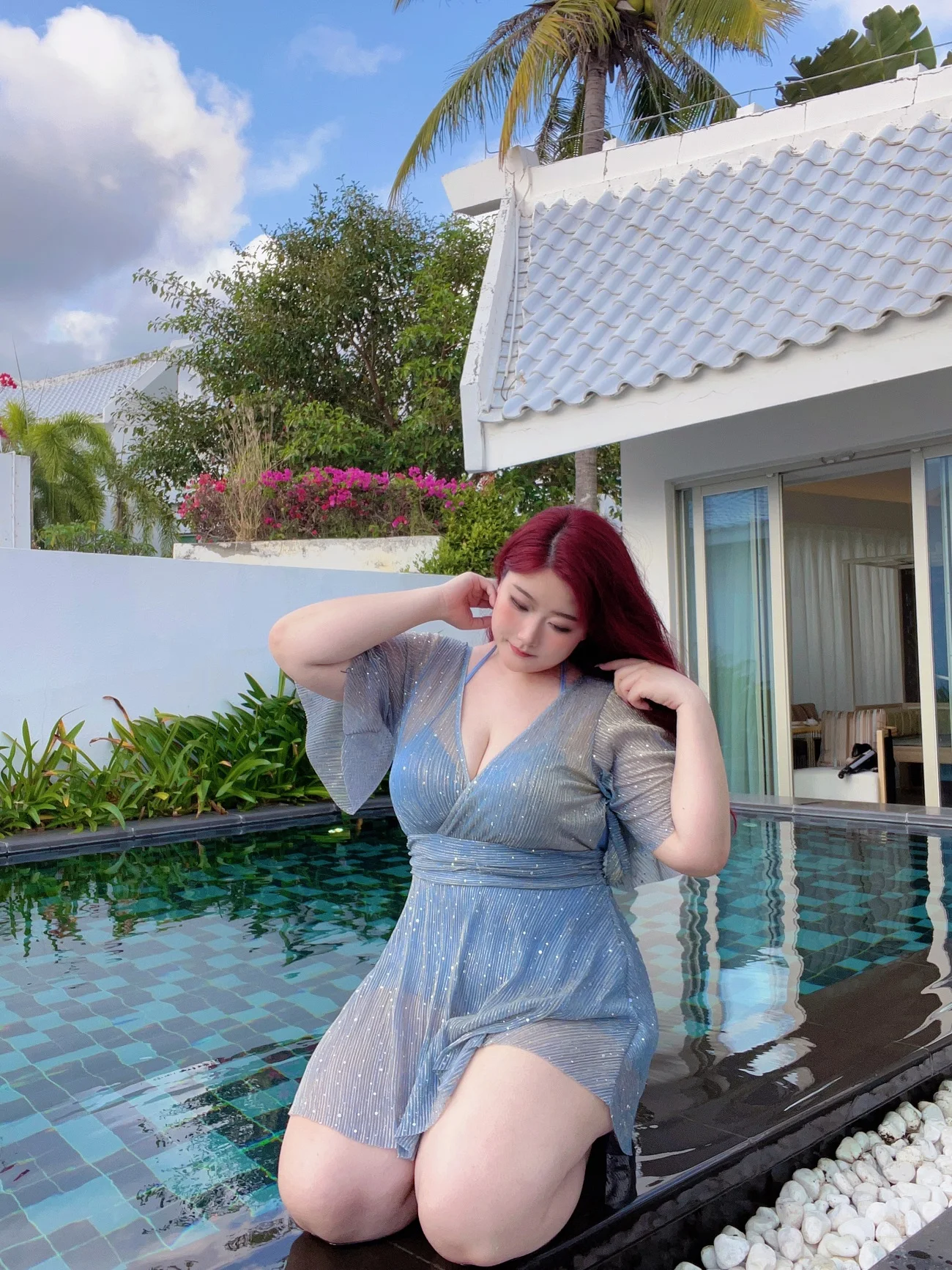 Vestido de playa para Mujer, vestido de baño Sexy de una pieza, trajes de playa Cupshe, traje de baño de talla grande para Mujer, cubierta de playa para traje de baño