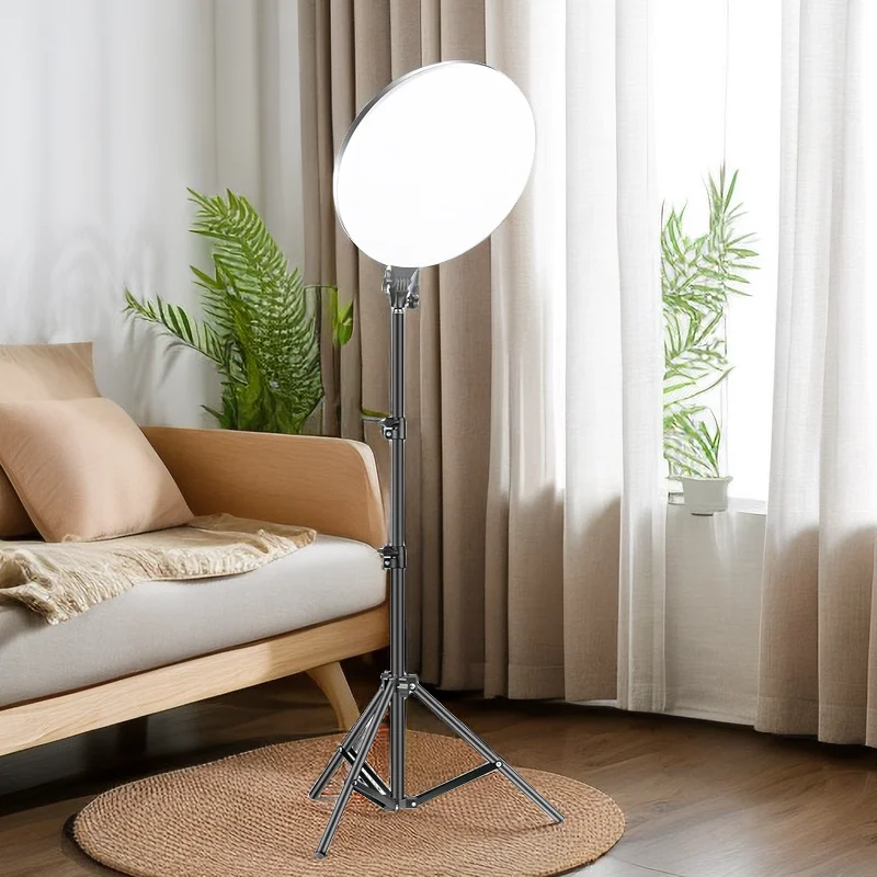 Fill Lamp Light 10inch Photo Studio LED Video Round Ring Panel Photography Lighting Remote Working With Tripod Stand Live Stream