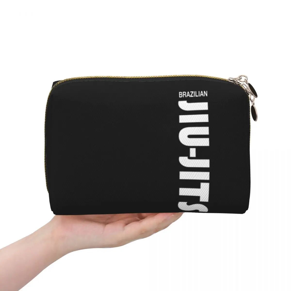 Brazilian Jiu Jitsu (BJJ) Women Cosmetic Bags Travel Makeup Organizer Pouch Toiletry Storage Dopp Kit Case
