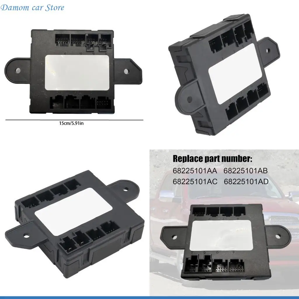 

A2UC Plastic Door Control Switches Driver Side Panel for Trucks 1500 2500 3500 4500 5500 68225101AA 68225101AC 68225101AD