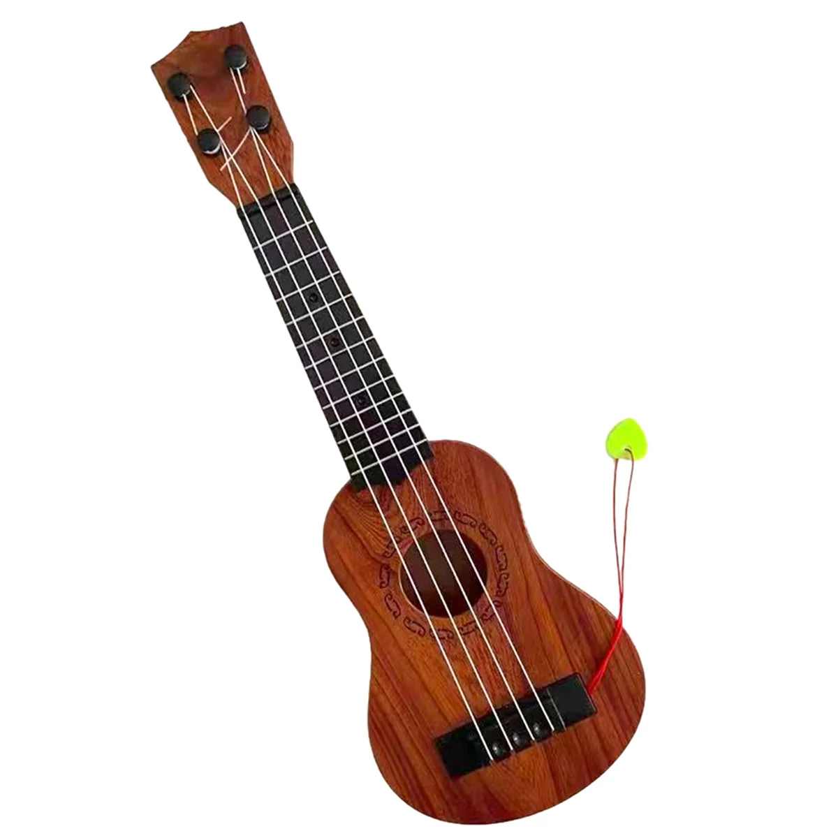 Ukulele JE4 à cordes pour enfants, mini JEChildren, instruments de musique, jouets avec médiators pour tout-petits, A, 17 pouces