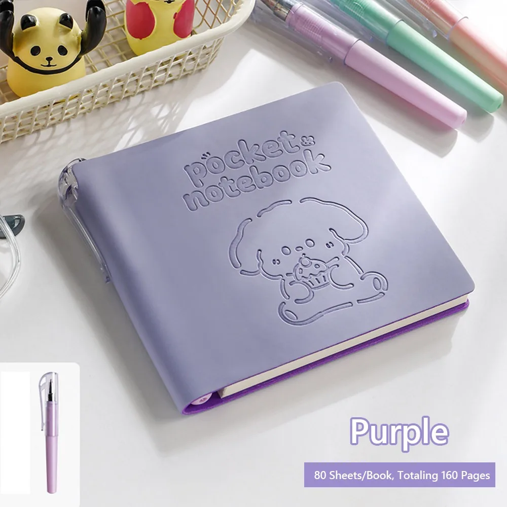 Libro de bolsillo portátil duradero para cachorros, Mini Bloc de notas de línea Horizontal, almohadilla gruesa para rascar, regalo para la vuelta a la escuela