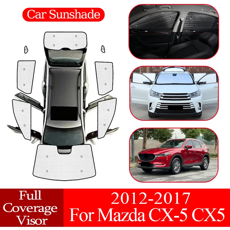 

Anti-UV Full Coverage Sunshade Car Window Sunshade Cover Protection Board Auto Visor For Mazda CX-5 CX5 KE MK1 2012-2016 2017