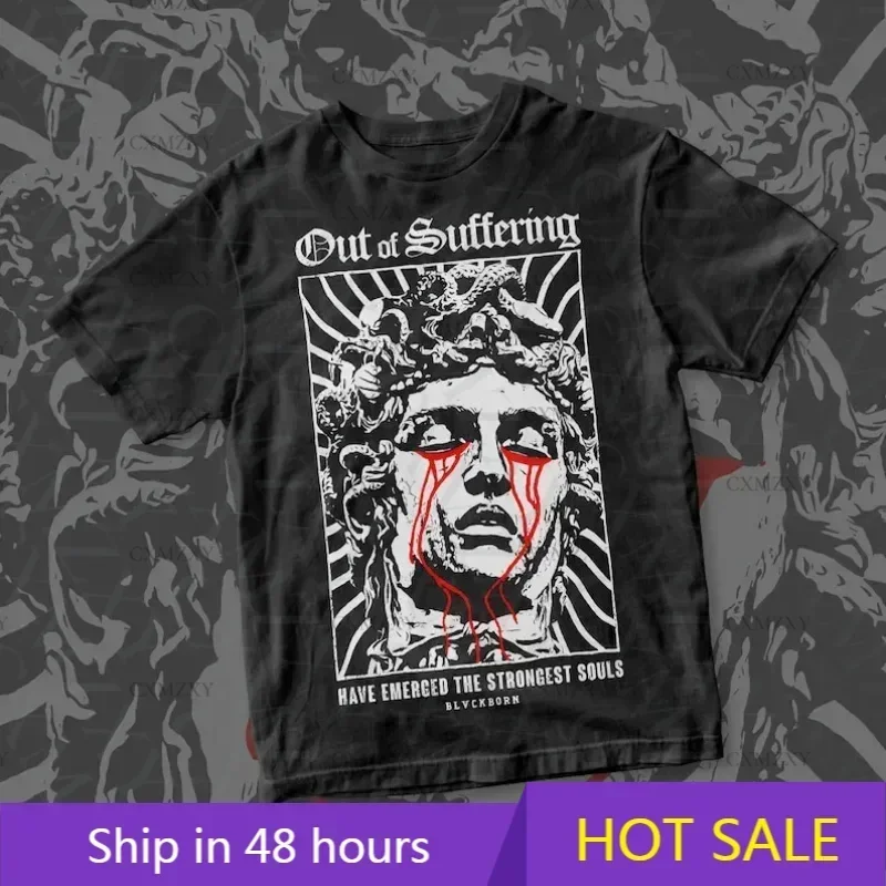 

Out Of Suffering cotton shirtmen women enthusiast summer casual cotton unisex T-shirt