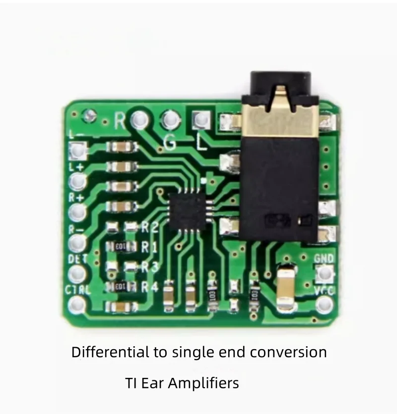 TPA6132 Difference Balanced Single Port Output Amplifier Board I Headphone Amp HIFI 2.3 ~ 5.5V