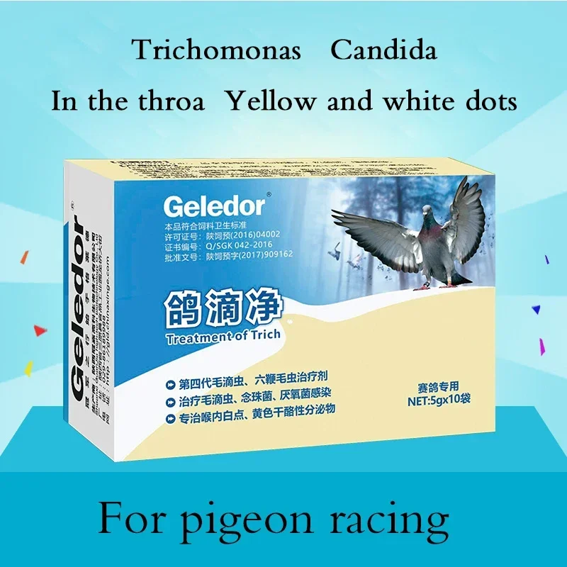 Trichomonas candida pigeon medicine pigeon drip net homing parrot bird special pigeon common diseases