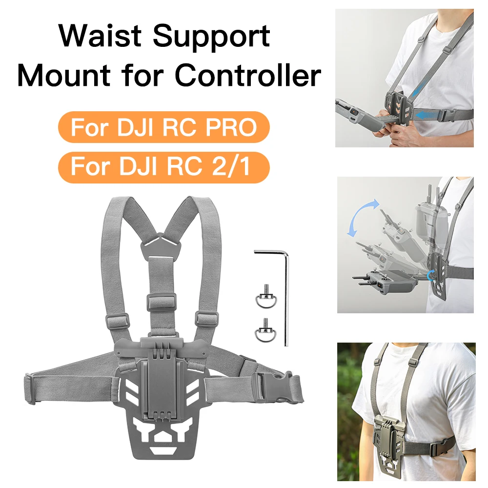 

Chest Support Controller Lanyard for DJI RC 2/1 Neck Strap Safety Belt Sling for DJI RC Pro Controller Chest Bracket Accessories