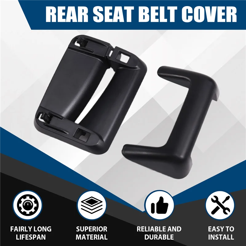 ฝาครอบเข็มขัดนิรภัยด้านหลังสําหรับ Touareg ฝาครอบที่นั่งด้านหลัง ฝาครอบเข็มขัดนิรภัยด้านหลังสําหรับ VW 7P 6857763 A82V