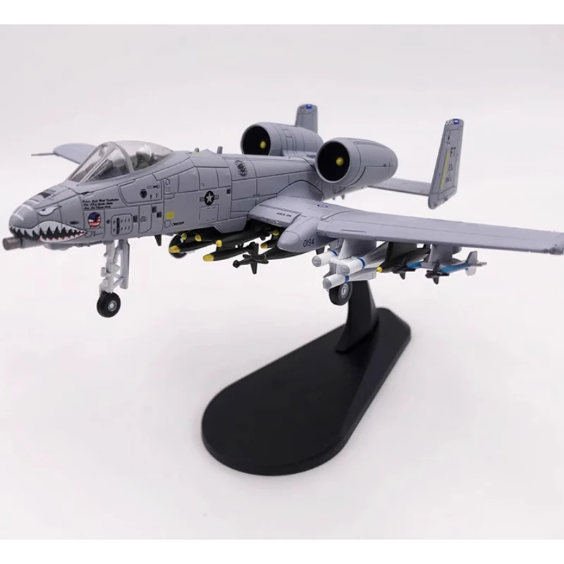 Diecast 1:100 Scale Flying Tiger A-10A fighter  finished aircraft simulation model Static decoration Souvenir gifts for adult