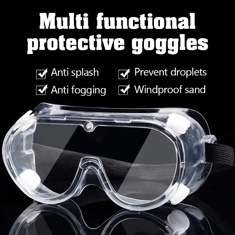 

Protective Glasses Anti-splash Anti-wind Sand-dust Anti-fog Goggles Myopia Can Wear Water Festival Labor Protective Eye Mask