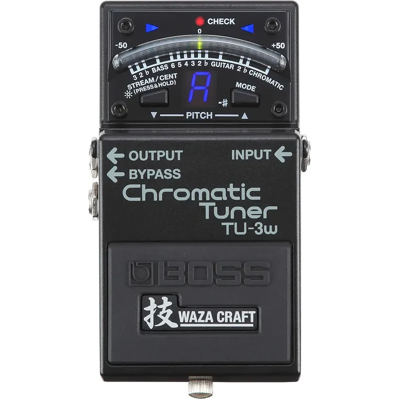 TU-3W Chromatic Tuner Line Selector Pedal With Selectable Buffered And True-Bypass Operation Discriminating Players