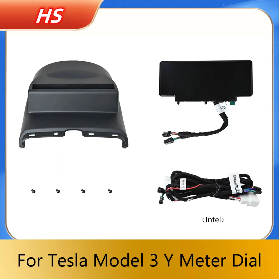 Instrument Panel Touch Screen Display Screen For Tesla Model 3 Y Dashboard Upgrade Modification Auto Accessory