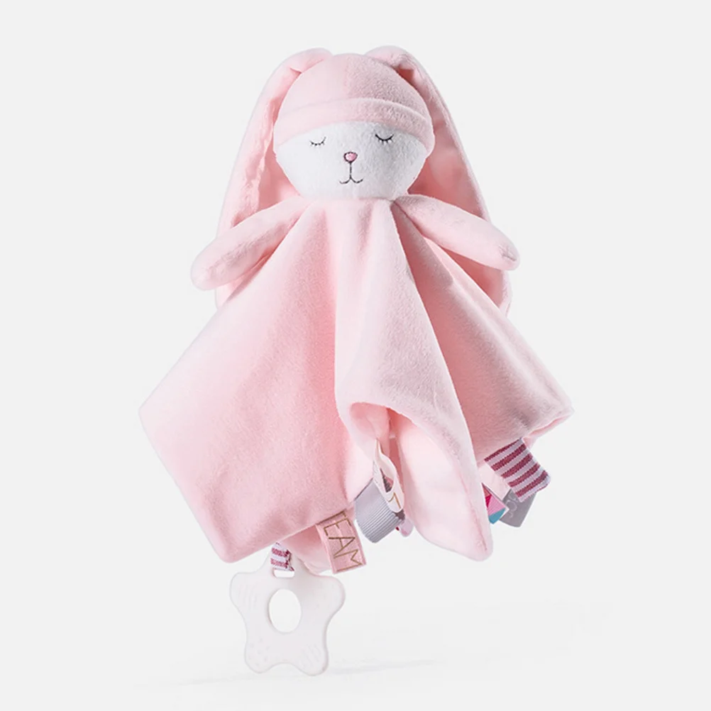 

Infant Comfort Towel Baby Appeasing Blanket Soft Safe No Lint Fade Resistant Security Blanket for Psychological Comfort in Cribs