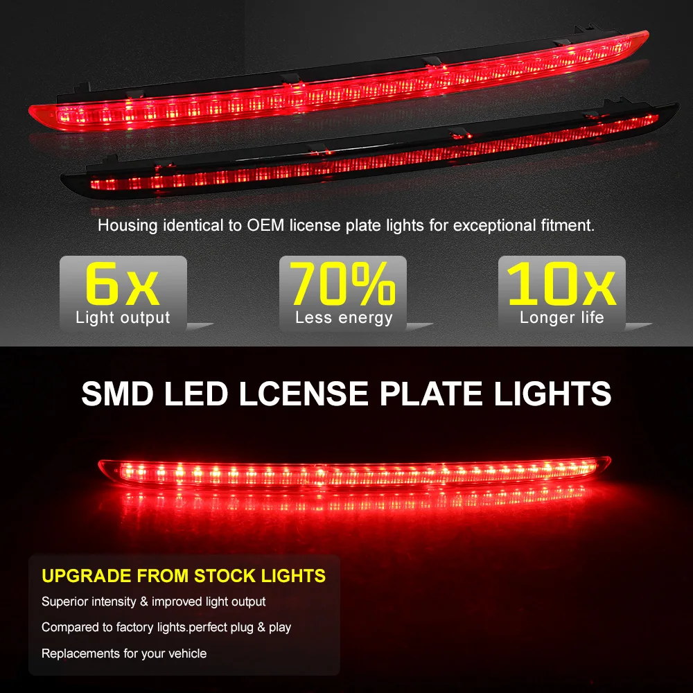 CANbus High Mount Car Rear LED Third Brake Light Assembly For Audi A6 AVANT S6 C6 2005-2011 4F9945097 Car Brake Stop Light Lamp