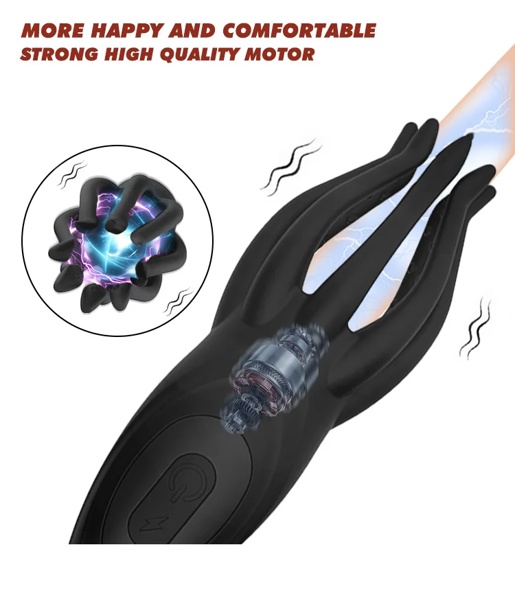 強力なタコの触手バイブレーターディルド性的興奮剤、クリトリス、Gスポット、肛門刺激用、エリックセックストイ、大人の女性と男性向け