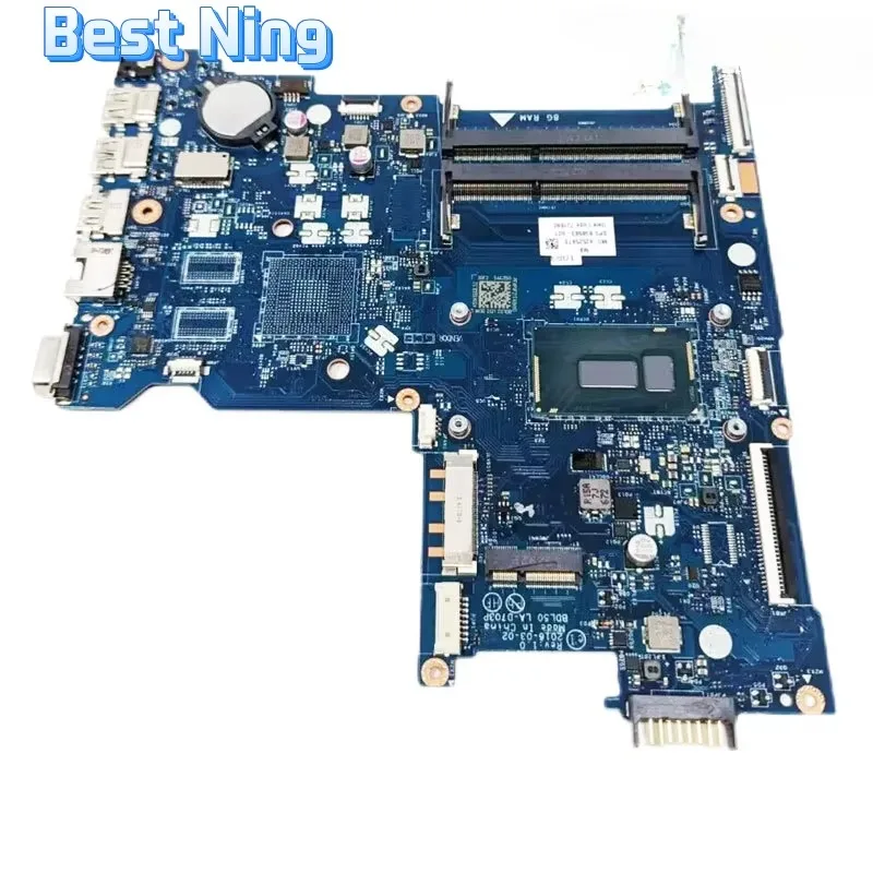 

For HP 15-AC 15-AY 250 G5 Laptop Motherboard LA-D703P Notebook Mainboard with I3-5005U I5-5200U CPU DDR3L UMA 100% Tested Ok