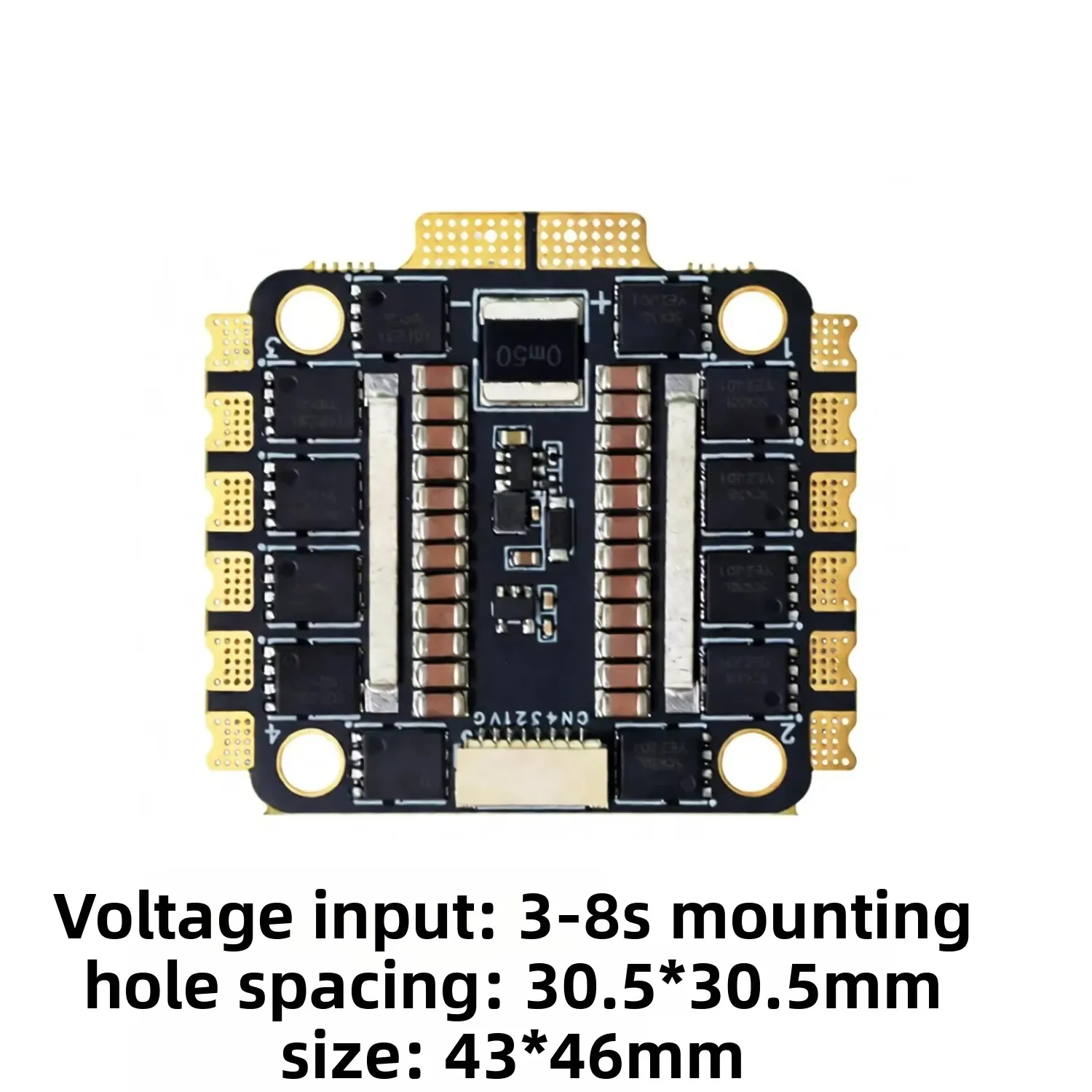 ToPss55A 4 In 1 ESC 3-8S BLS8 32bit 30.5x30.5mm Electronic Speed Controller Compatible With Sequoia RC FPV Racing Drone Multirot