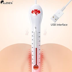 Smart Thermostat USB Heating Rod Quickly For Male Masturbator Cup Sex Dolls Anal Vagina Warmer Sex Toys For Men Adult Sex Toys