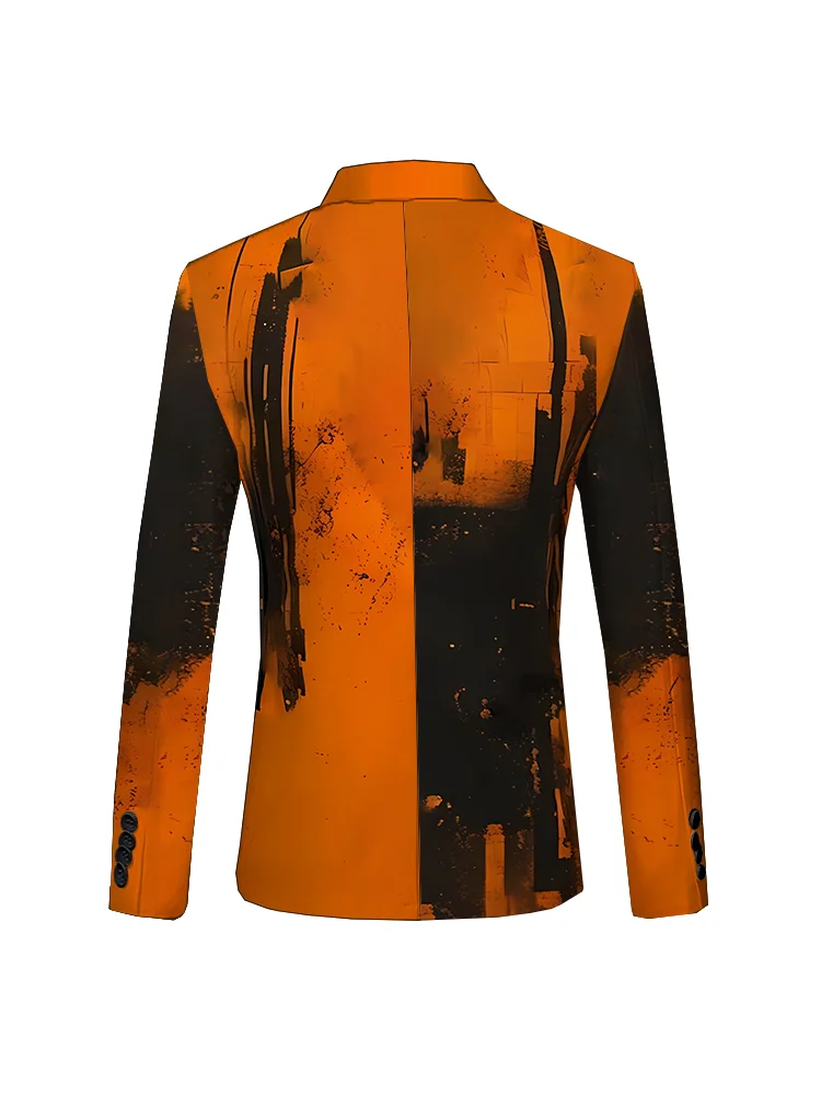 Smoking orange pour homme, tenue de soirée, tenue de Rh, de mariage, nouvelle collection