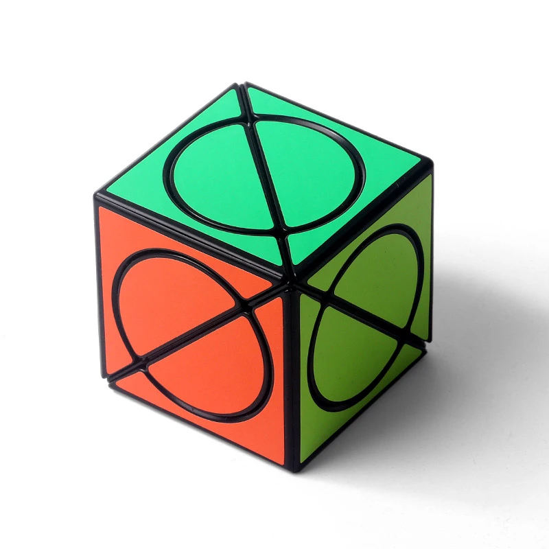 ZEPUZZLES Cubo per occhi infrangiti Cubo magico senza adesivo Cubo magico professionale a forma strana Puzzle Giocattoli Regalo per bambini Cubo Magico