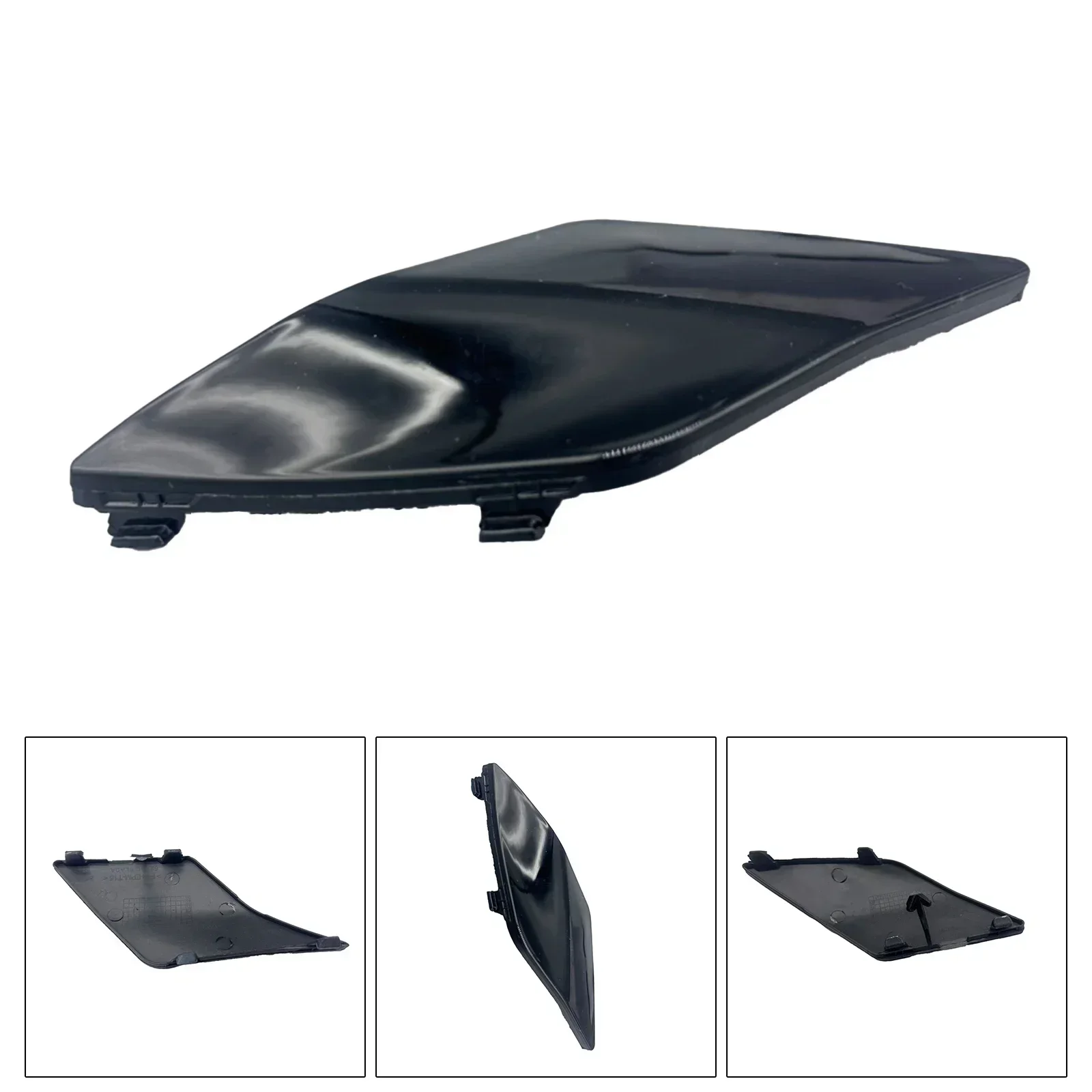 

1X Car Black Front Bumper Tow Hook Hole Eye Cover Plastic Cap Replacemen For Nissan For Sentra 2020 -2023 OEM Number 622A0-6LB0A