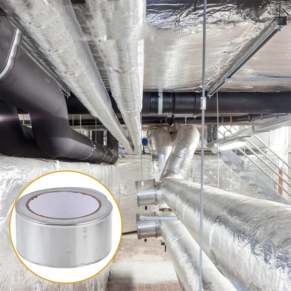 

Foil Tape Diy Accessory Insulated Aluminum for Patching Sealing Insulation Supply High Temp