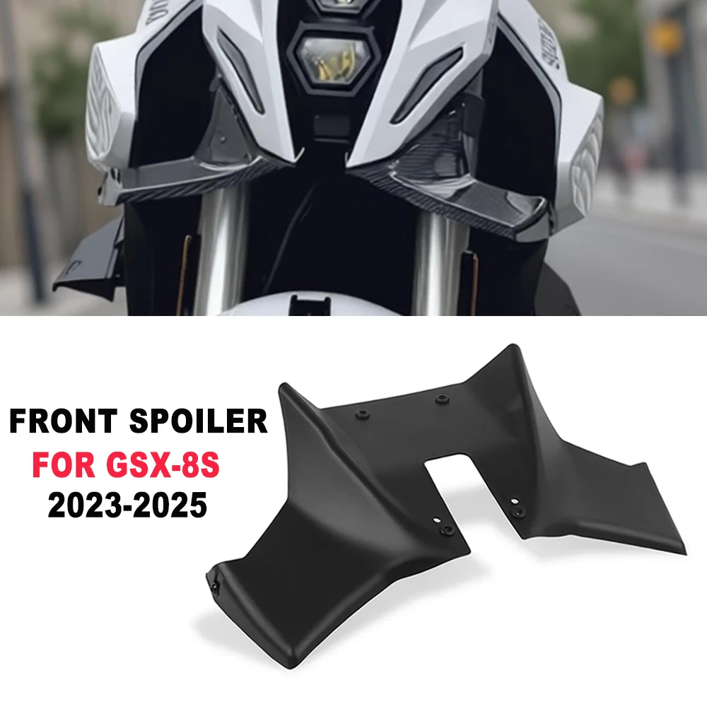 Moto Downforce Spoiler Nudo Spoiler Anteriore Aerodinamico Winglet Ala Deflettore Per SUZUKI GSX-8S GSX 8S GSX8S 2023-2025