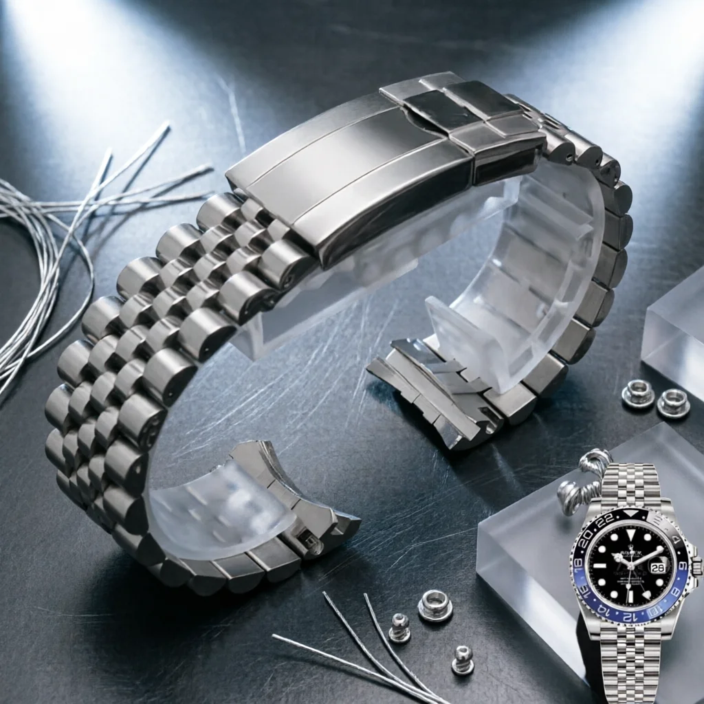 20mm Jubilee-Uhrenarmband für Rolex Sub GMT Yacht Daytona, Luxus-Armband, Mod-Teile, traditionelles Uhrenzubehör