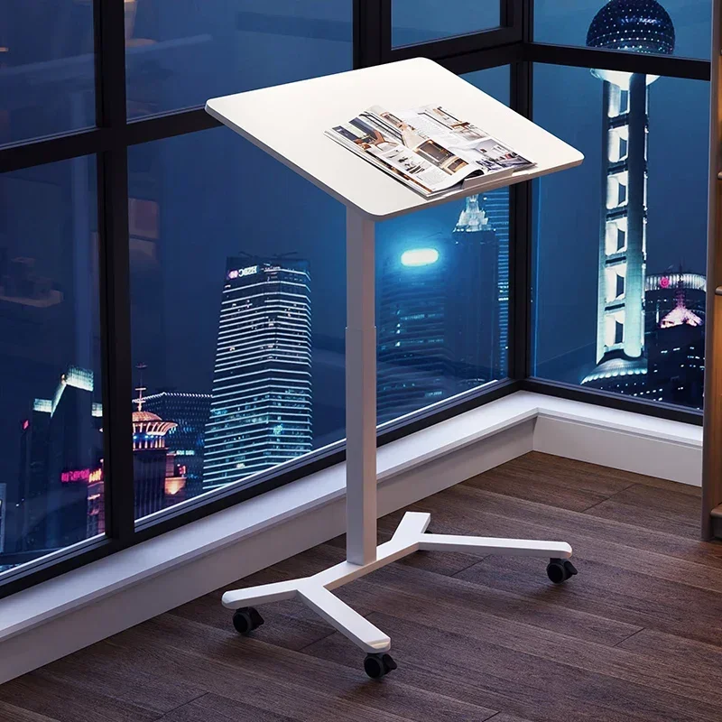 Standing computer desk Desktop notebook Lifting mobile workbench Home office