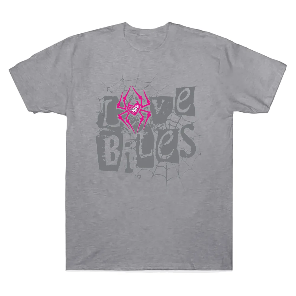 تي شيرت AJ Lee Love Bites الكلاسيكي الأساسي تي شيرت عتيق عالي الشارع كبير الحجم ملابس الشارع للنساء والرجال من القطن برقبة دائرية وأكمام قصيرة للصيف