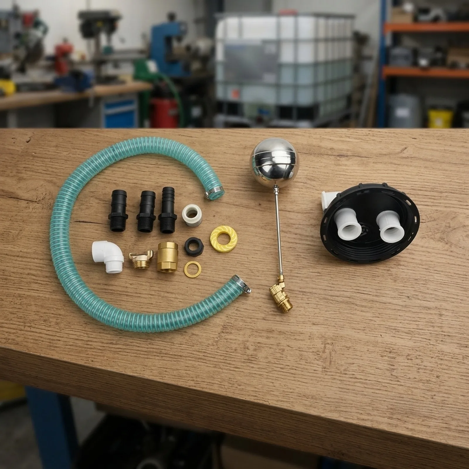 For Rainwater Tank Lid DN 150 with Overfill For Protection and Pump Interface for IBC Container Based Water Systems