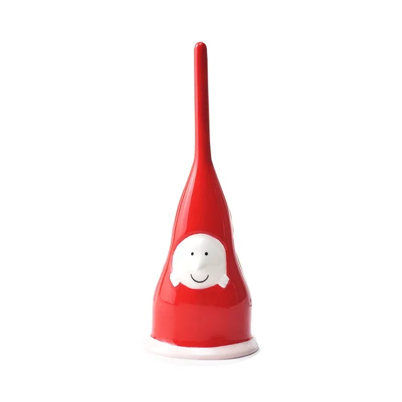 Una figura de cerámica de campana de mano de cerámica Di Alessi para decoración del hogar, regalo creativo para la amistad