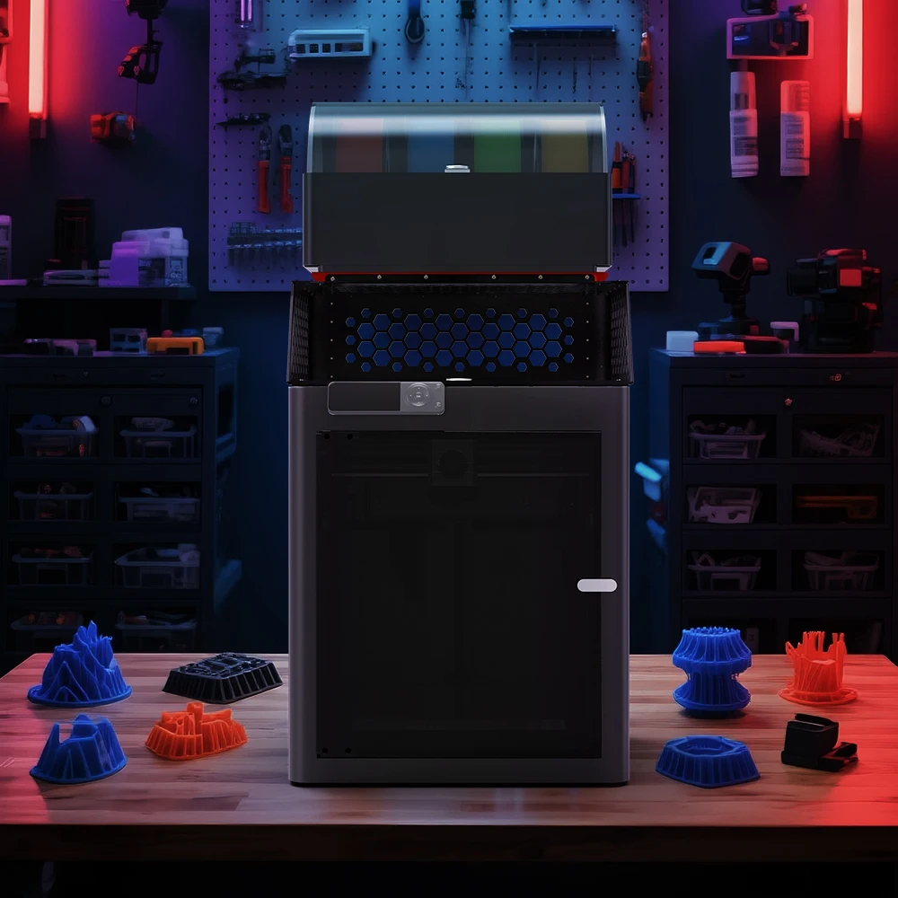 BIGTREETECH Panda Perch Dual AMS almacenamiento Modular expandible construcción de aluminio para Bambu Lab P1P P1S X1C X1E dos AMS/AMS 2 Pro