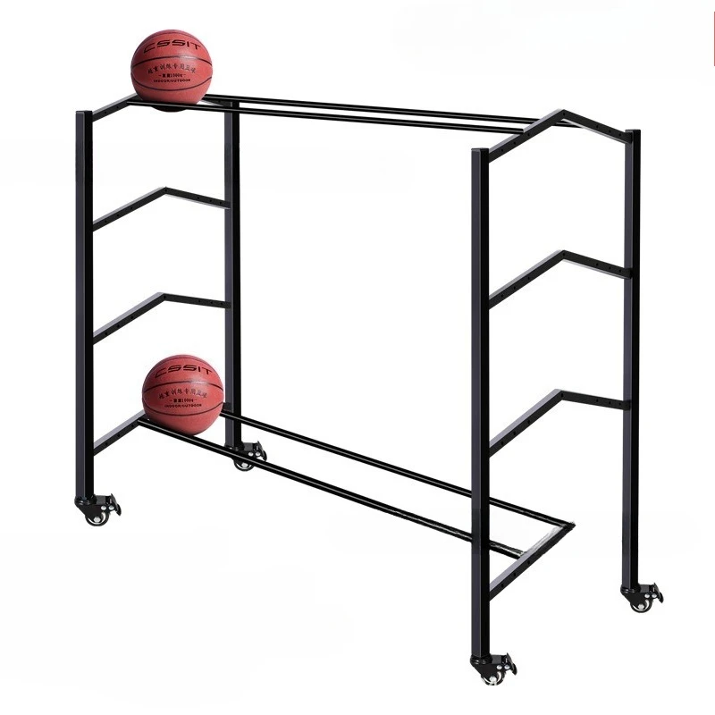 

Balls rack, ball rack, kindergarten basketball storage, ball racks, mobile stainless steel basketball cart