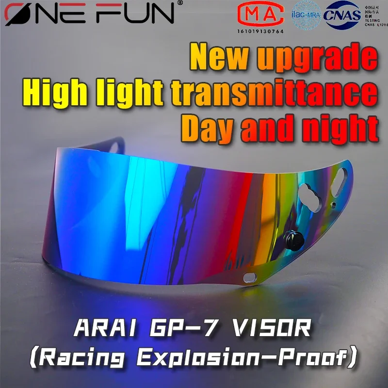 

For GP-7 GP7 Helmet Photochromic Visor Anti-Fog Day Night Motorcycle Helmet Accessories Quick Release UV Protection For Arai