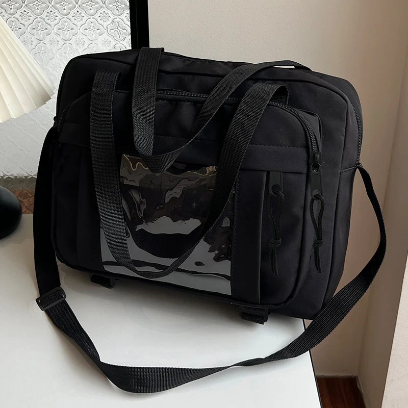 

Новые стильные сумки на одно плечо для мужчин и женщин, повседневные сумки через плечо, легкие сумки для переноски.