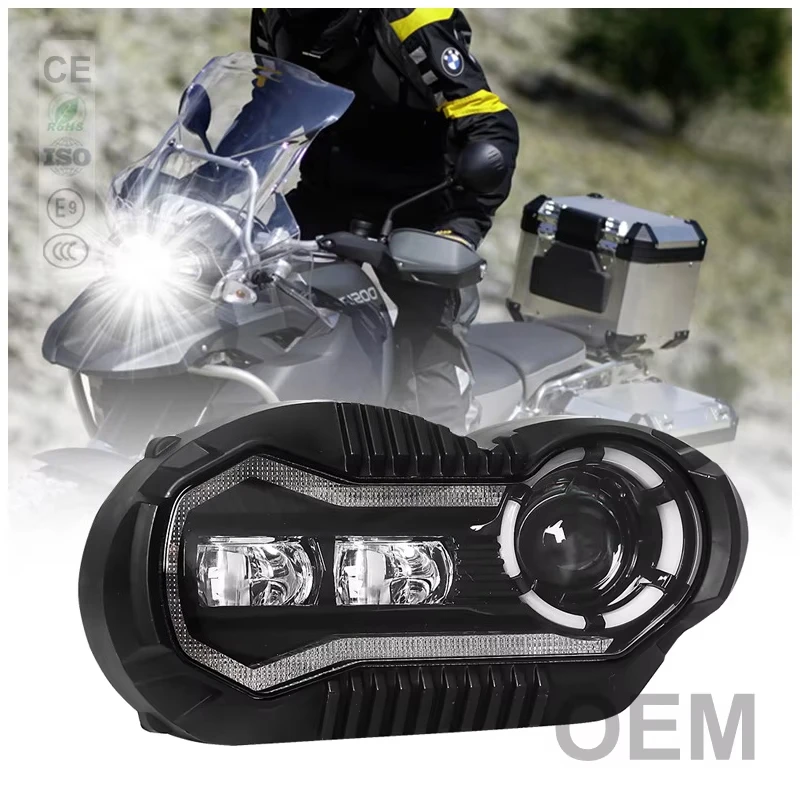 E24 E-Mark Led Motorcycle Led Lights Adjustable Headlight for Bmw 2004-2013 Lc R 1200Gs Adv Adventure R1200 Gs.！！