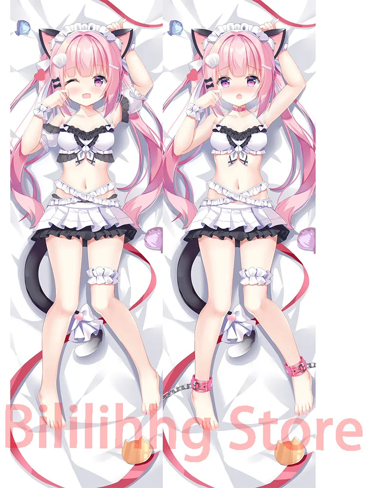 Dakimakura anime Pretty Girls Cat Ears bondage Barefoot Double-sided Print Life-size body pillows cover Adult pillowcase