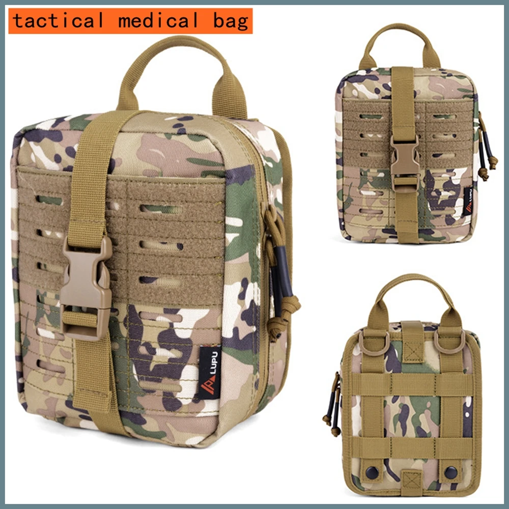 Bolsa IFAK táctica MOLLE vacía – Botiquín portátil primeros auxilios - imagen 4
