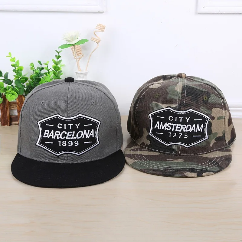 หมวกเบสบอลสไตล์ฮิปฮอป ลายพราง แฟชั่นสตรีทสไตล์ยุโรปและอเมริกา  สำหรับกิจกรรมกลางแจ้ง  หมวกฮิปฮอปเท่ๆ